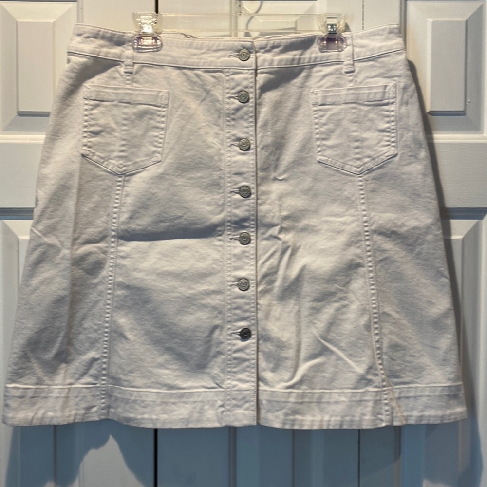 Chaps Size 16 Denim Skirt